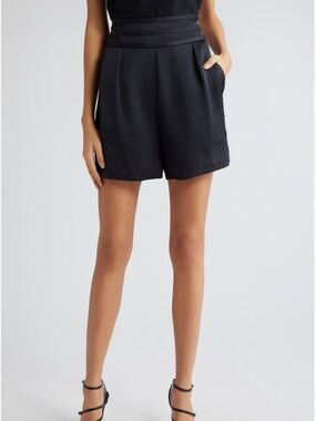 Ramy Brook Black Tailored Bermuda Shorts